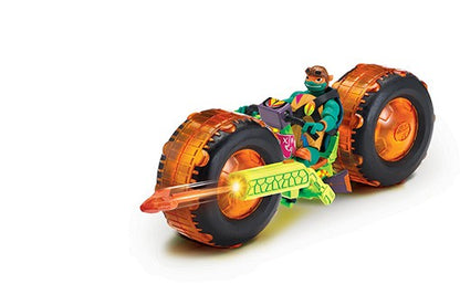 Želvy Ninja motorka s figurkou Leonardo