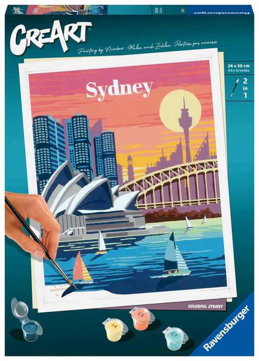 Malování podle čísel CreArt Trendy města: Sydney