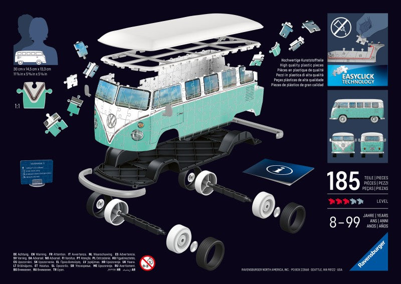 Puzzle 3D Iconics: VW Autobus