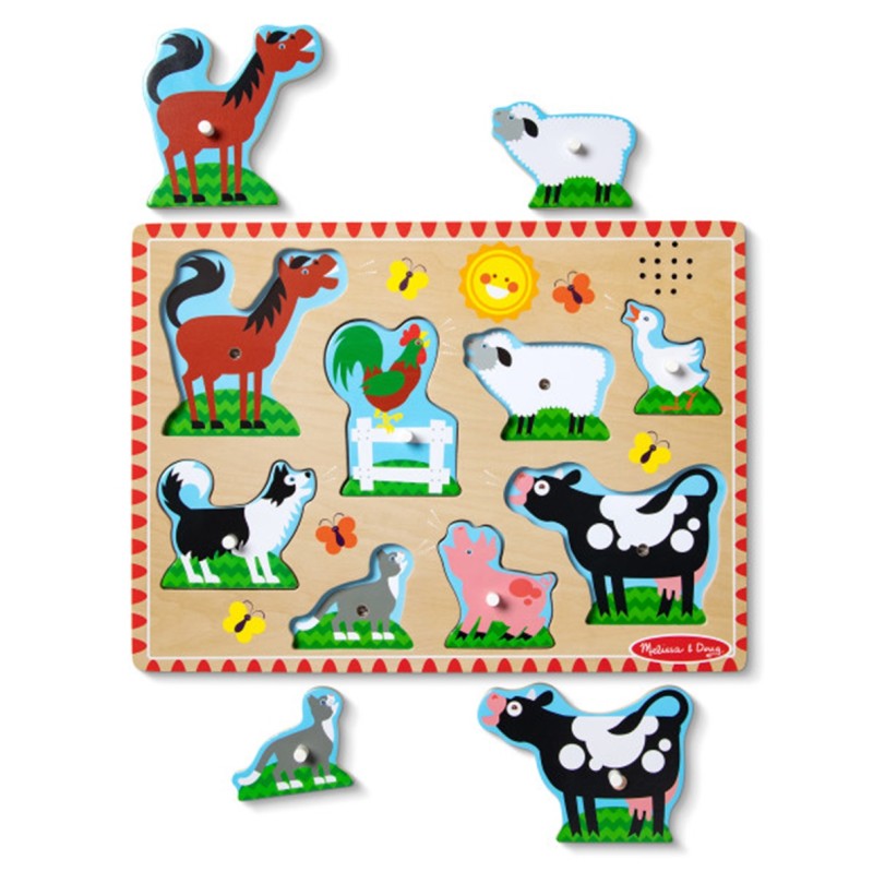 Melissa & Doug puzzle se zvukovými efekty