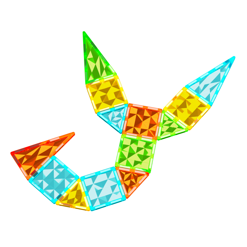 Geomag Magnetic Tiles 16 dílků