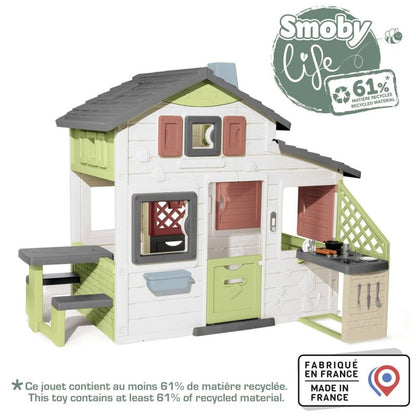Smoby Domeček Life Friends House s kuchyní rozšiřitelný