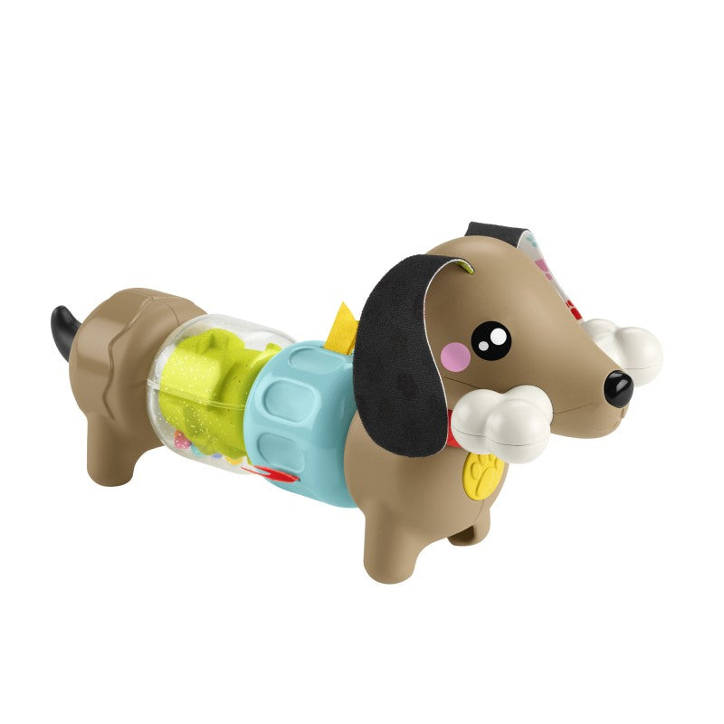 Fisher Price chrastící a klapající jezevčík