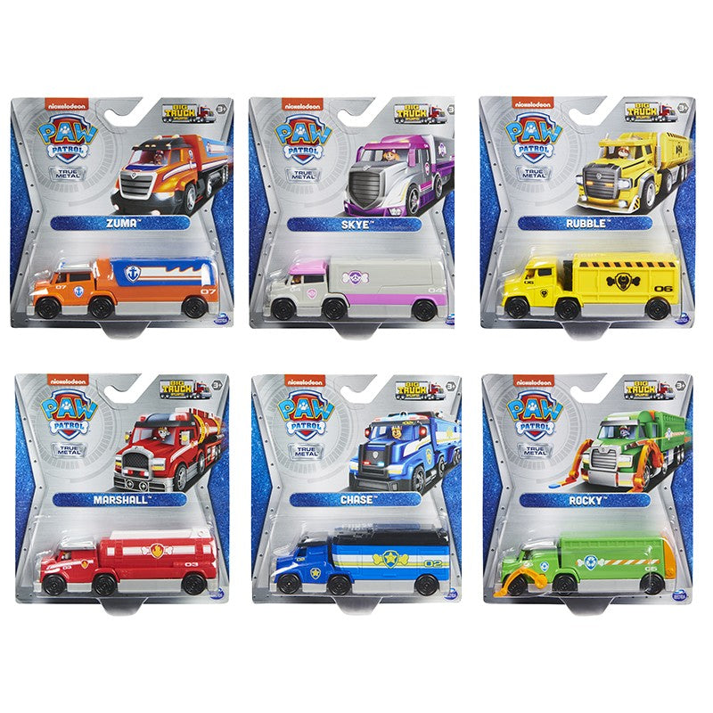 PAW PATROL DIE-CAST BIG TRUCKS NÁKLAĎÁKY ASST A Skye