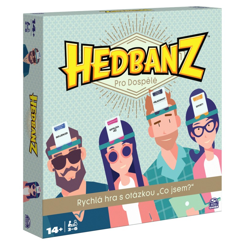 Společenská hra Hedbanz hra pro dospělejší
