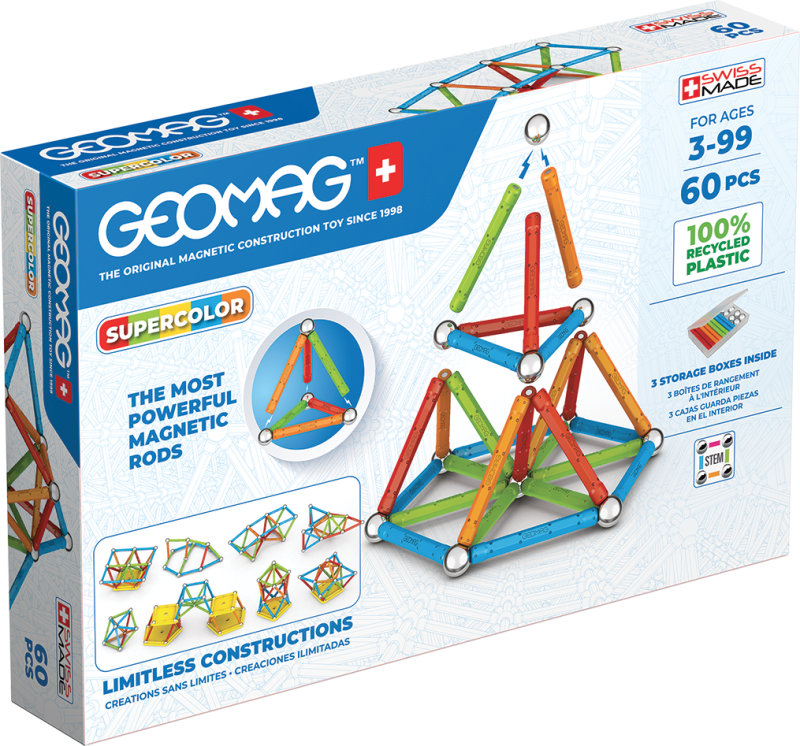 Geomag Supercolor 60 dílků