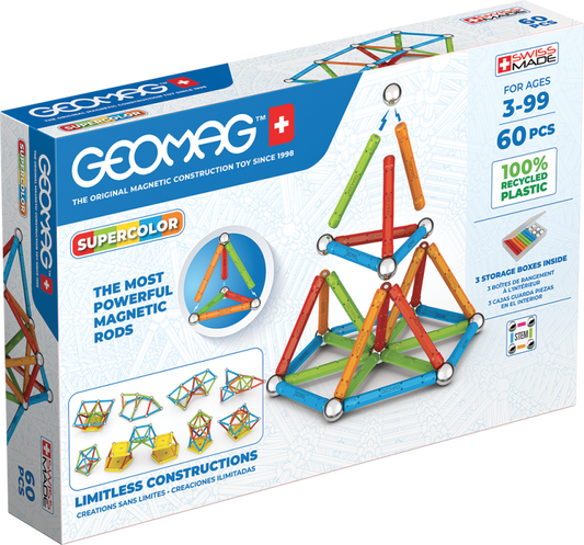 Geomag Supercolor 60 dílků