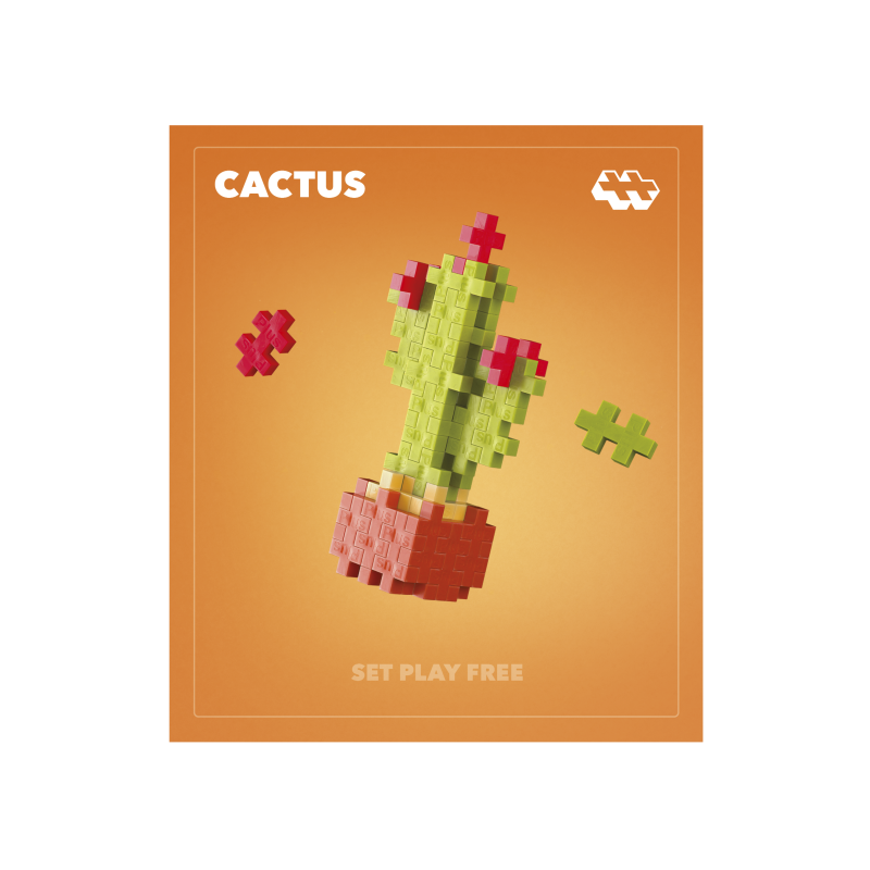 Plus-Plus Kytky Kaktus