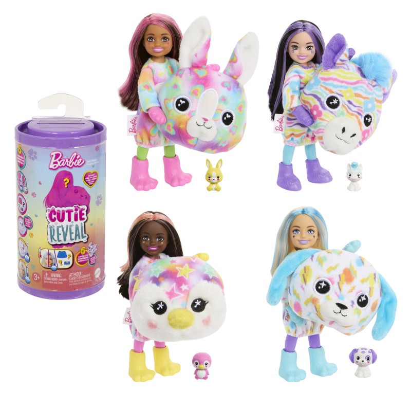 Barbie cutie reveal Chelsea barevné sny