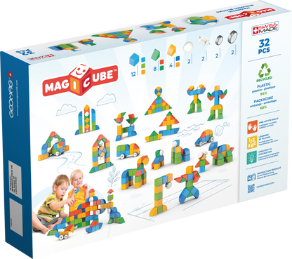 Geomag Magicube Shapes 32 dílků