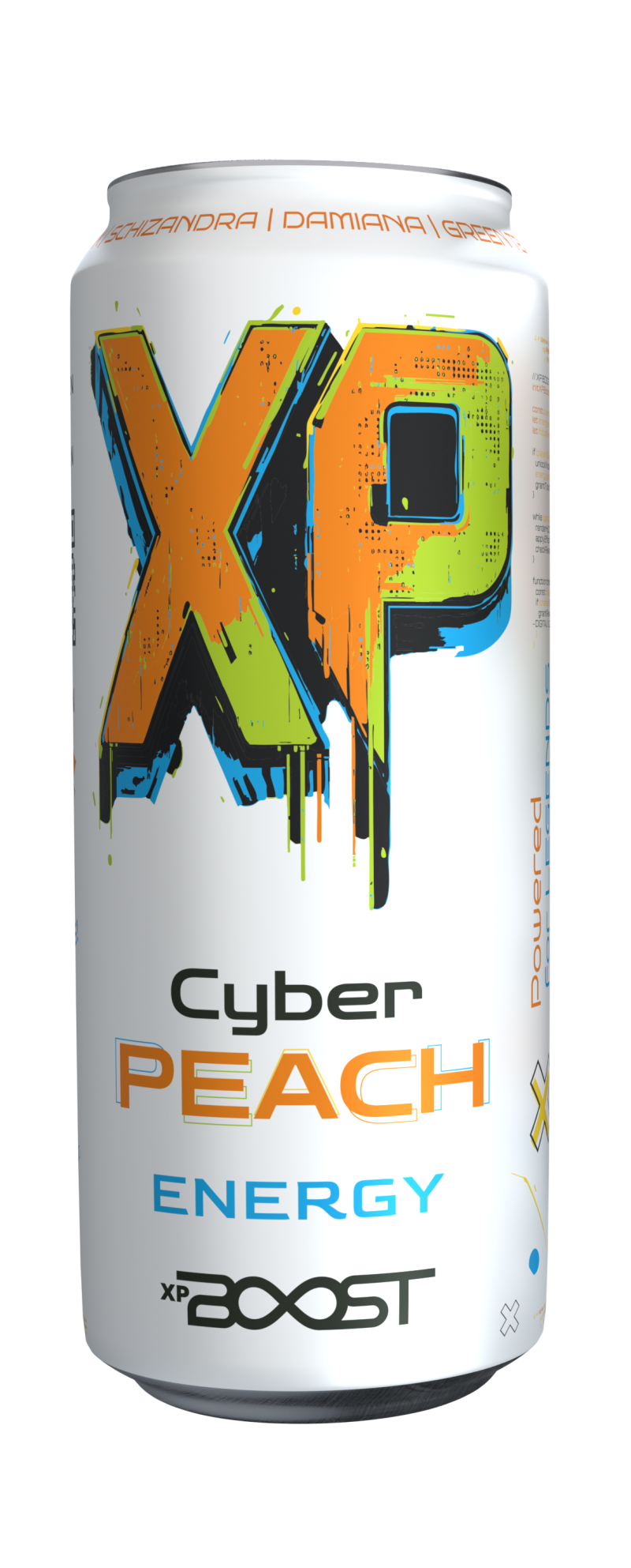 XP BOOST energetický DRINK - CYBER PEACH  - 0.5 l