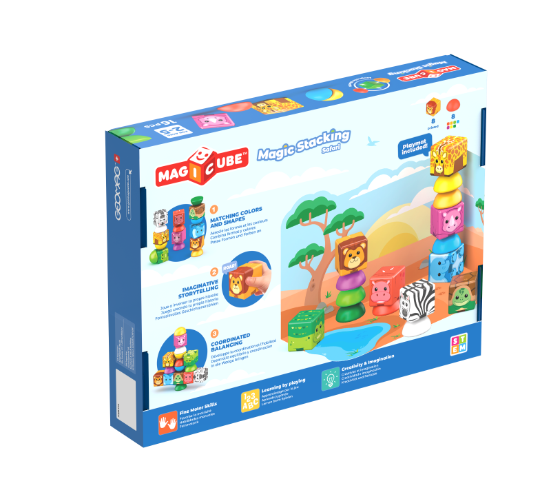 Geomag Magicube Safari 16 dílků