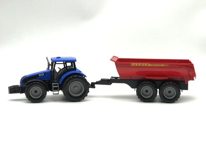 Traktor na setrvačník červený