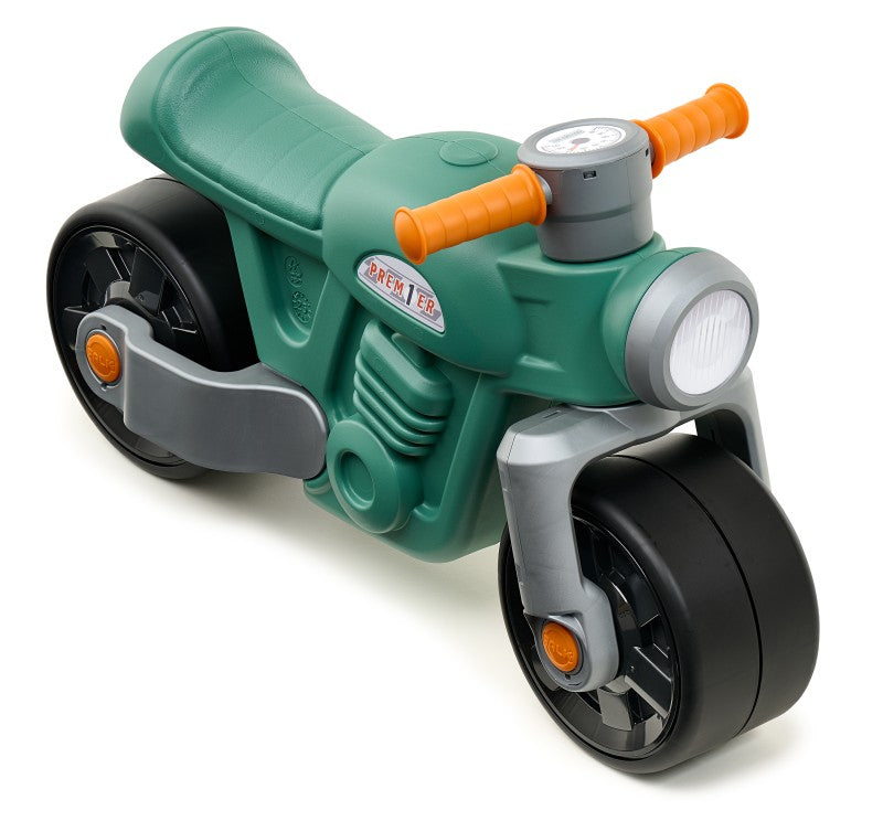 Odrážedlo motorka  "Premier" vintage zelené