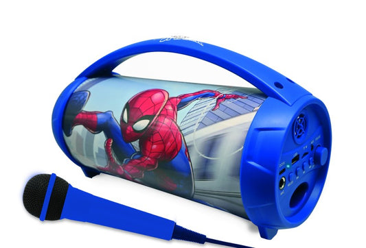 Lexibook bluetooth reproduktor Spiderman s mikrofonem svítící