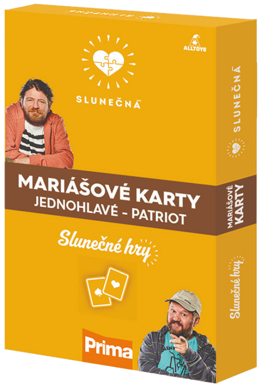 Slunečná - Mariášové karty jednohlavé