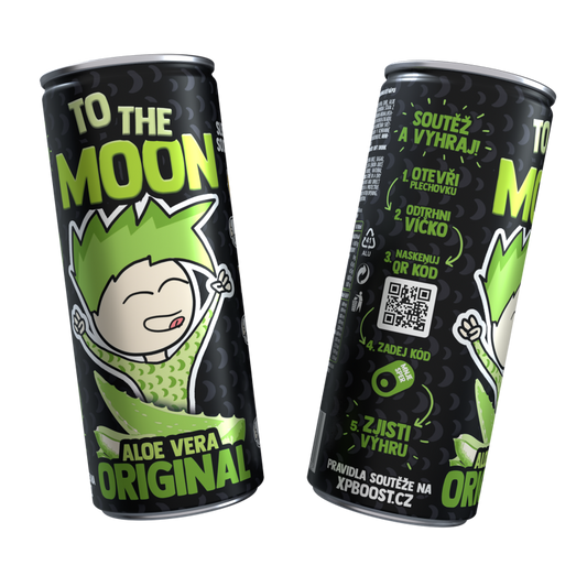 Mr. Moon ovocný nealkoholický nápoj s Aloe Vera - 0,25l