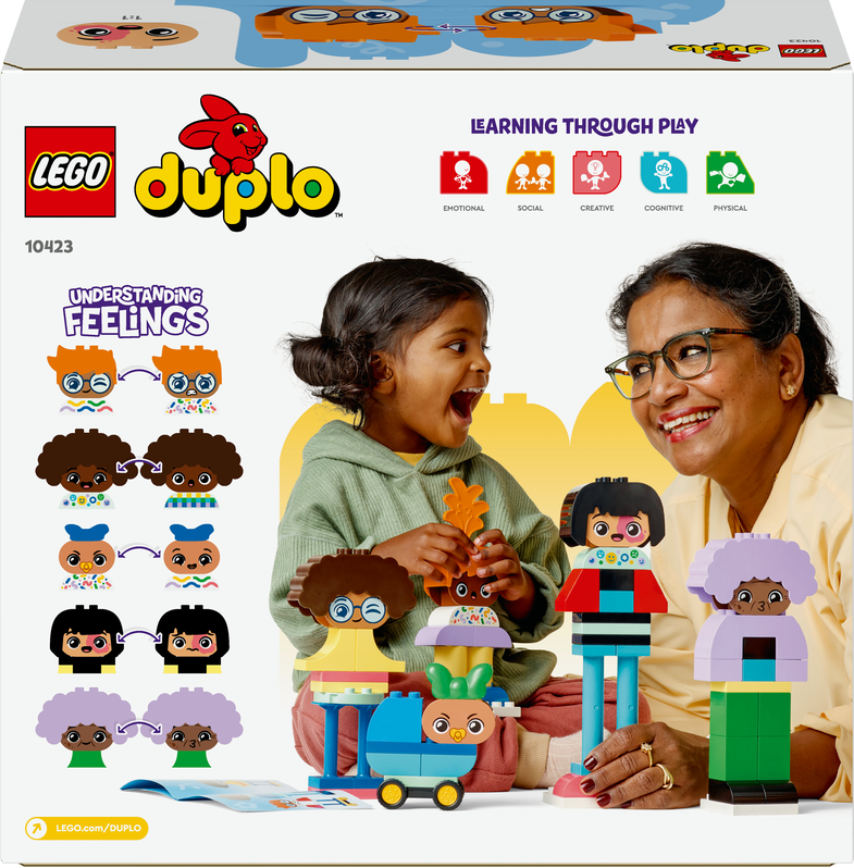 LEGO® DUPLO® 10423 Sestavitelní lidé s velkými emocemi