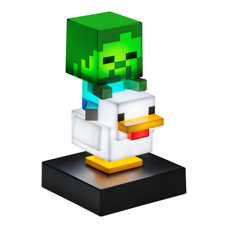Icon Light svítící figurka Minecraft – Chicken Jockey
