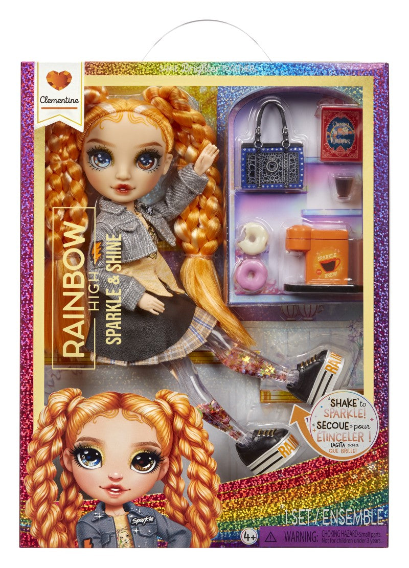 Rainbow High Sparkle & Shine Fashion panenka - Clementine