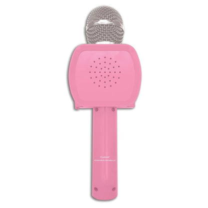 Lexibook bezdrátový karaoke mikrofon Gábinin kouzelný domek s držákem na telefon