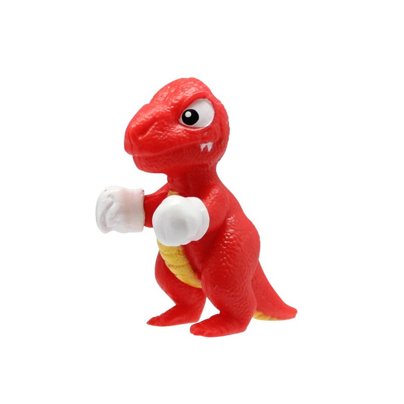 Slimy s dinosaurem zeleno - oranžový sliz