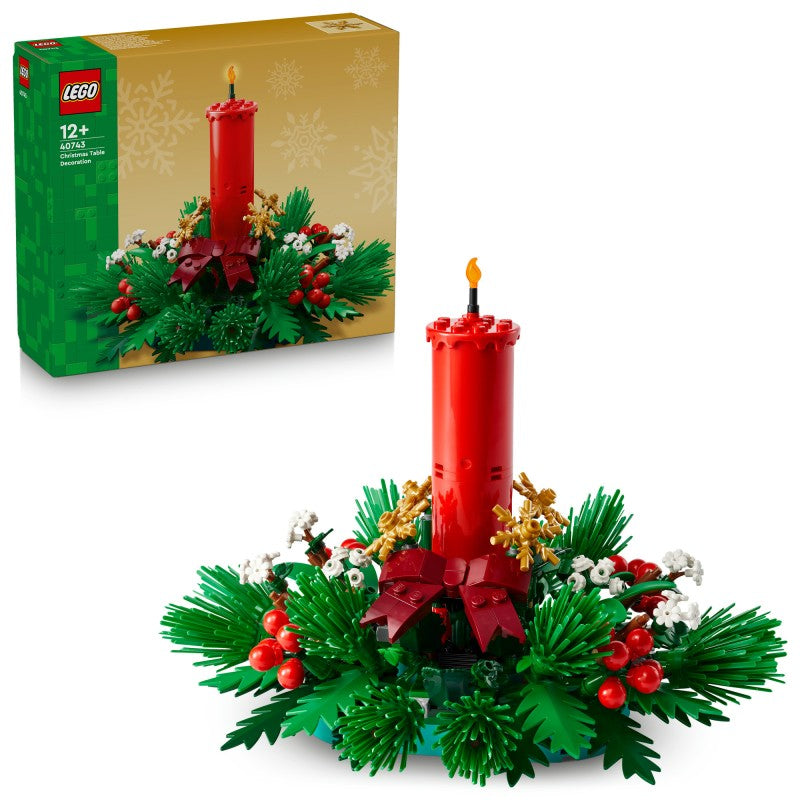 LEGO® Iconic 40743 Vánoční dekorace na stůl