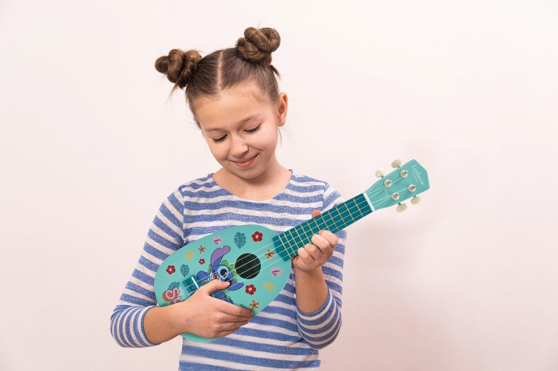 Lexibook dřevěné ukulele Stitch 21'' / 53 cm