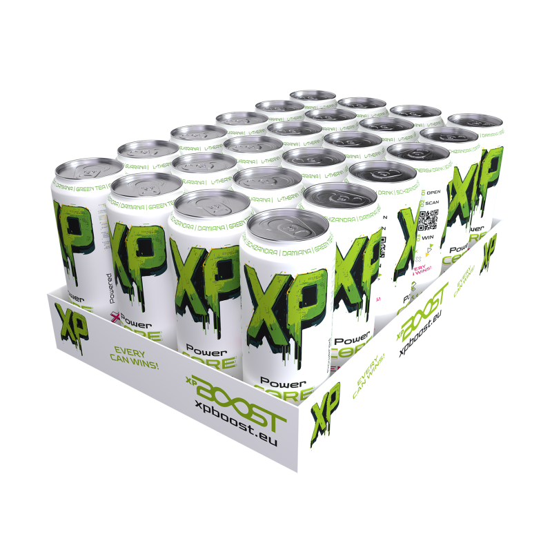 XP BOOST energetický DRINK - POWER CORE   - 0.5 l