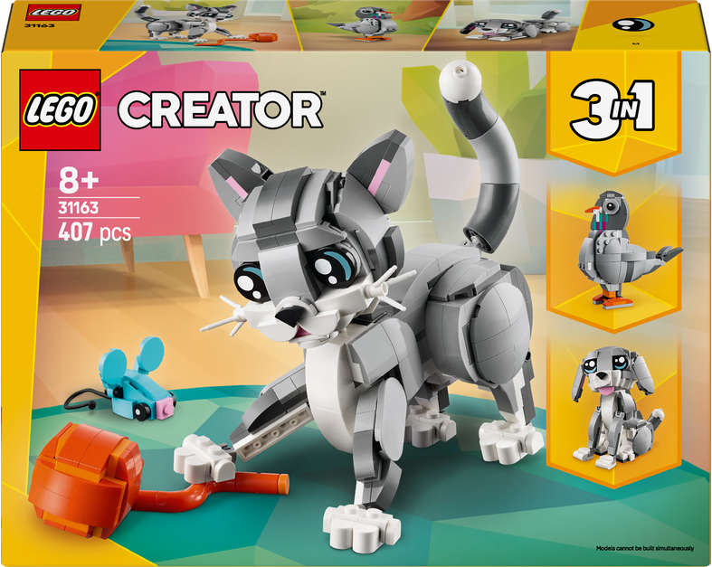 LEGO® Creator 3 v 1 31163 Hravá kočka