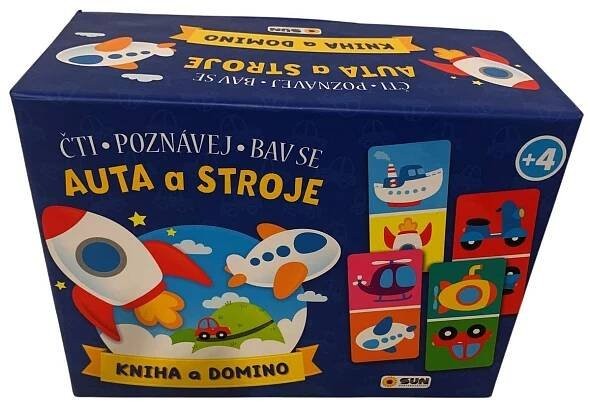 Kniha a domino - Auta a stroje