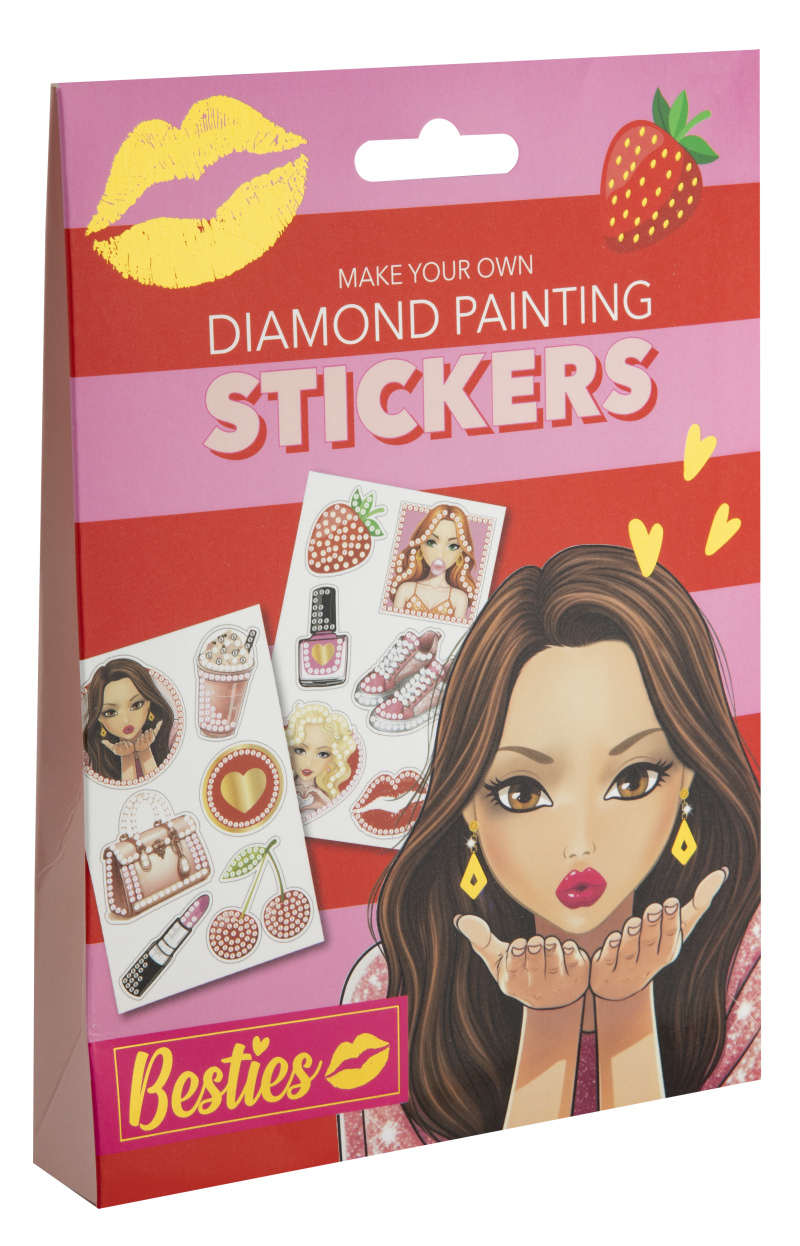 Diamantové malování Besties - samolepky 2 druhy