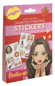 Diamantové malování Besties - samolepky 2 druhy