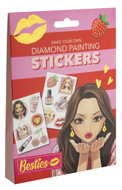 Diamantové malování Besties - samolepky 2 druhy