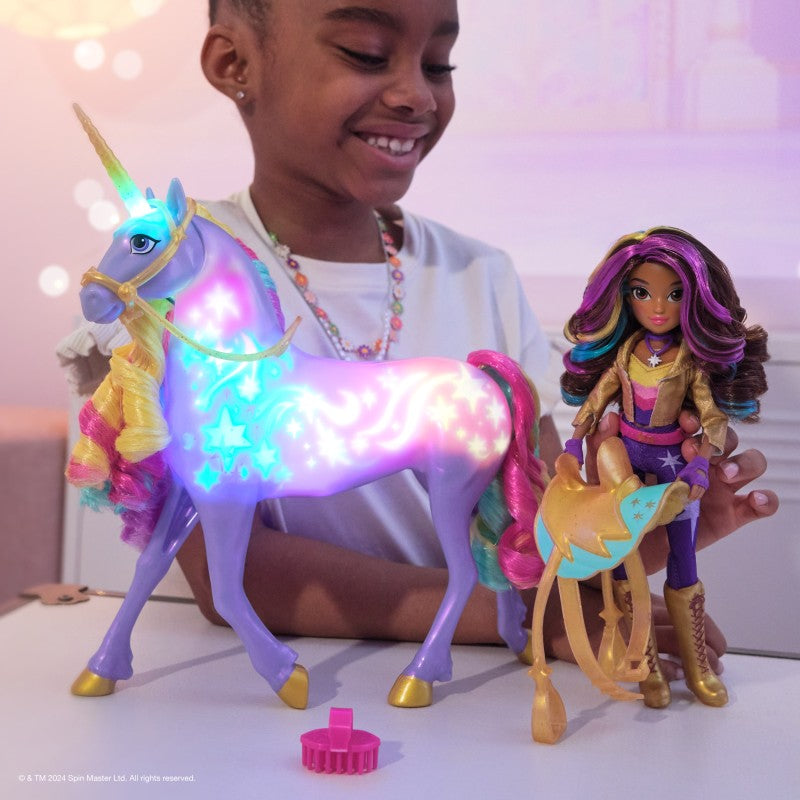 Unicorn academy světelný jednorožec Wildstar 28 cm