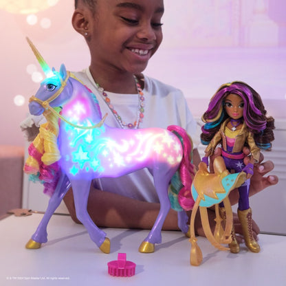 Unicorn academy světelný jednorožec Wildstar 28 cm