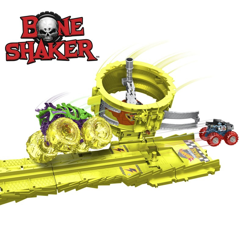 Hot Wheels monster trucks power smashers dráha masivní destrukce