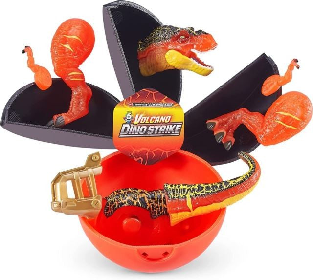 Figurka dinosaura Volcano v kouli