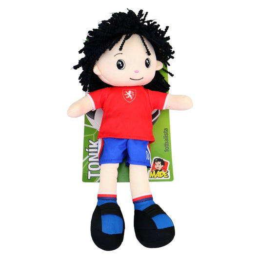 Panenka látková Toník - fotbalista 40 cm