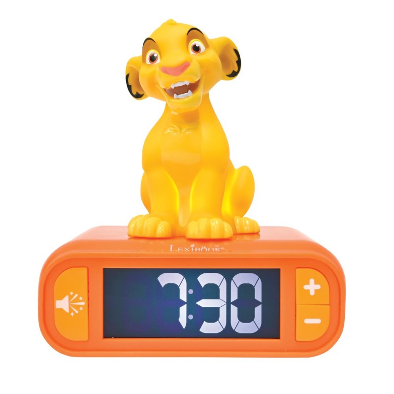 Lexibook budík Simba se svítící figurkou