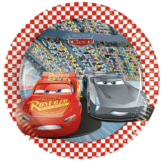 Talíře papírové Cars 20cm 8ks