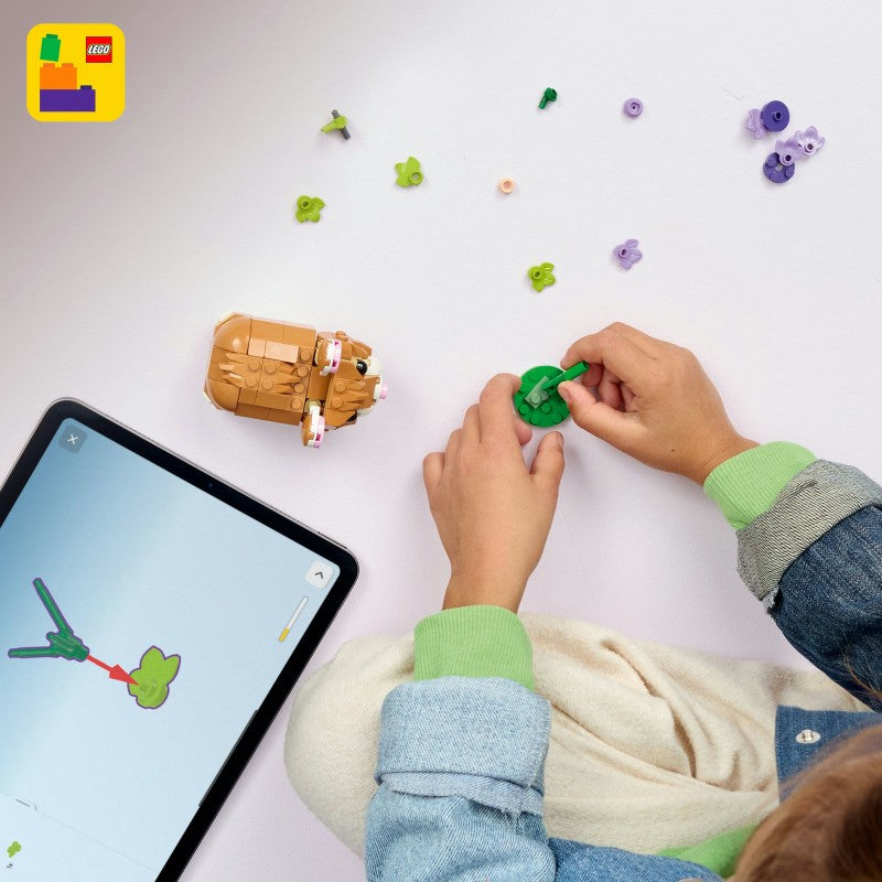 LEGO® 31376 Creator 3v1 Roztomilý křeček s květinou