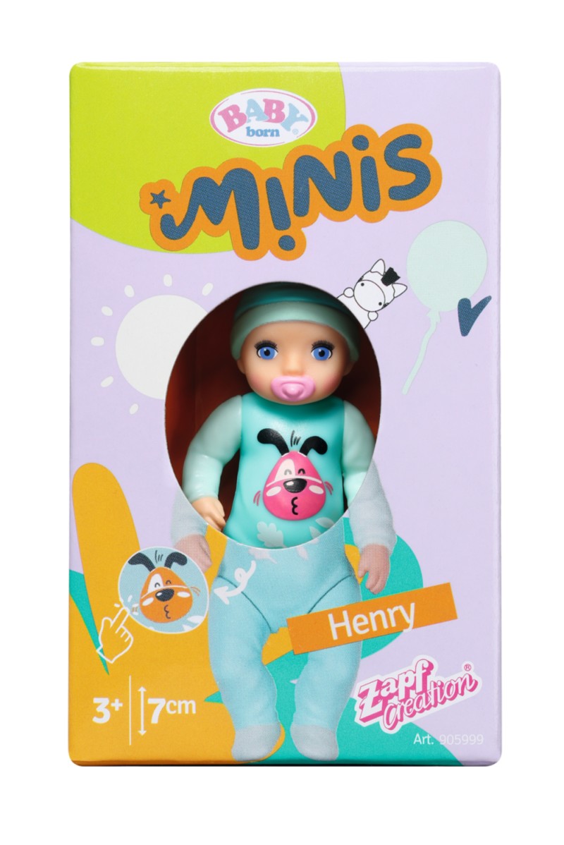 BABY born Minis Panenka - Miminka, 6 druhů Noah