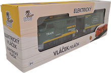 BABU vláčky - Elektrický vláček zelený - set 2 ks