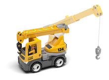 MultiGO ECO Build 2+1 - Igráček stavbař, auto, jeřáb, valník