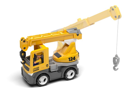 MultiGO ECO Build 2+1 - Igráček stavbař, auto, jeřáb, valník