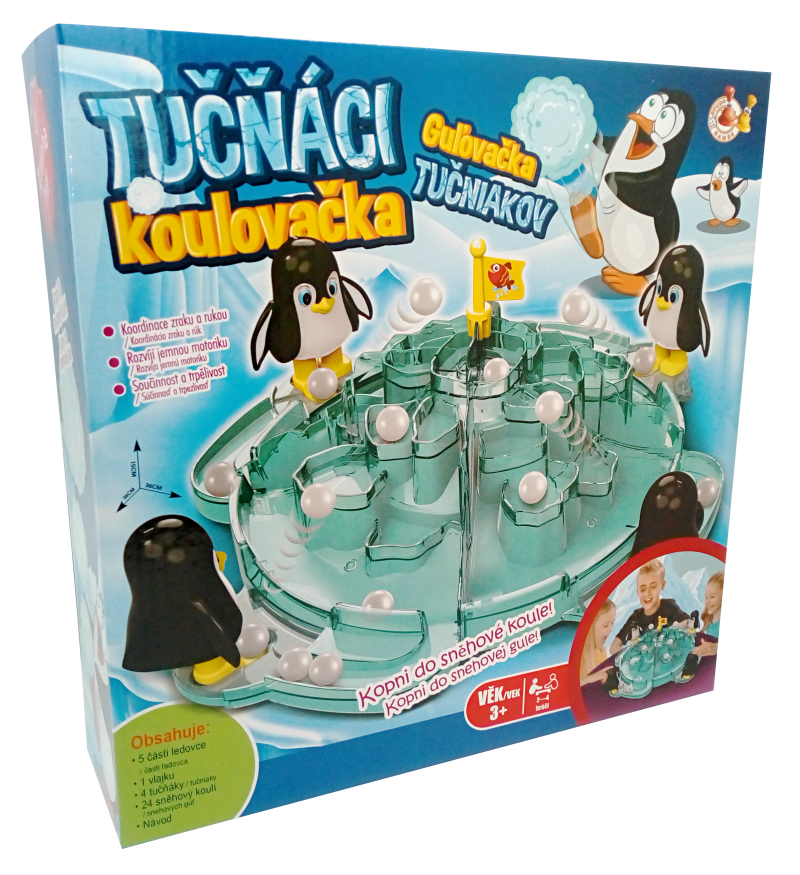 Dětská hra Tučňáci koulovačka