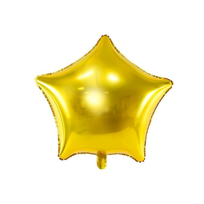 Fóliový balónek Hvězda zlatá