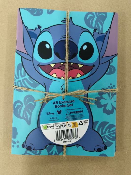 Lilo a Stitch set sešitů A5 - Stitch, 3 ks