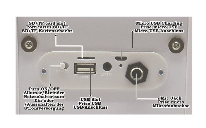 Lexibook iParty bluetooth reproduktor s mikrofonem